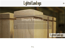 Tablet Screenshot of lightedlandings.com